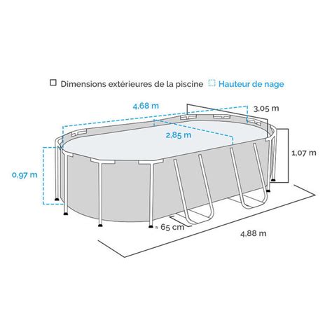 piscine hors sol avec hublot|Piscine hors sol ovale Power Steel Swim Vista rotin 488 x 305.